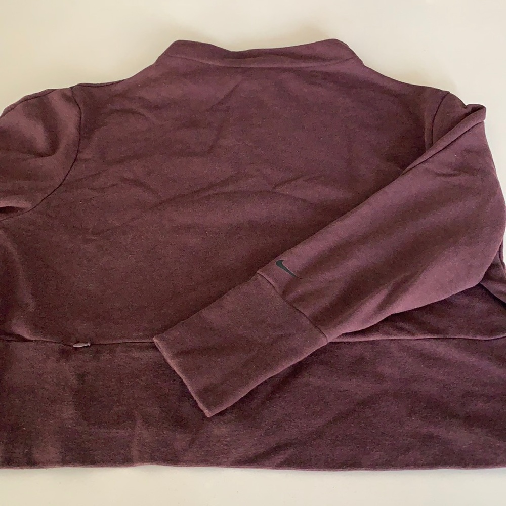 Nike cropped running sweatshirt, size large